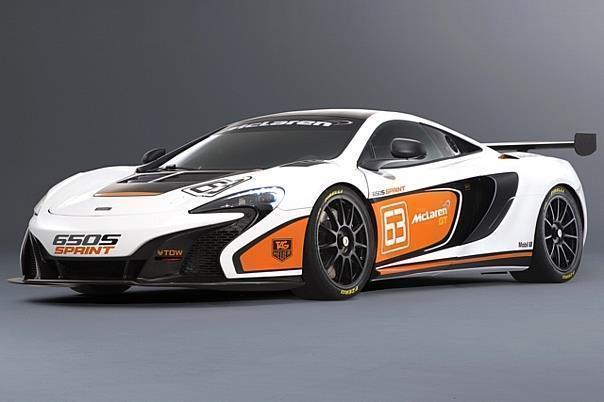 Der für die Rennstrecke abgespeckte „Sprint“ basiert auf dem McLaren 650 S Coupé. Foto: McLaren/dpp-AutoReporter